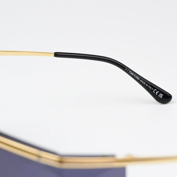 NEW Tom Ford FT0980/S  30A PAVLOS-02 Gold Smoke Irregular Unisex Sunglasses